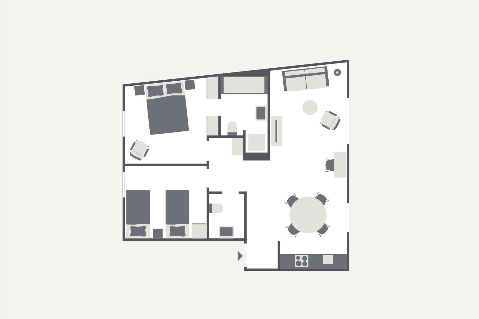 Ema House Serviced Apartments Superior Unterstrass Цюрих Номер фото